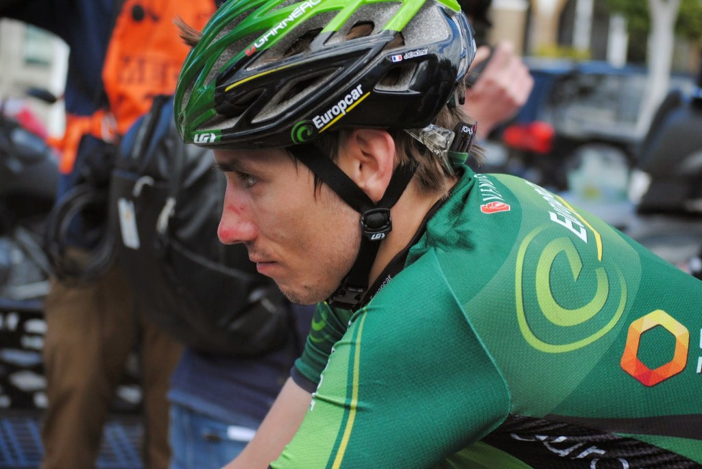 Vincent Jérôme, tras la caída de la primera etapa de la Ruta del Sol